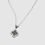 گردنبد ونکلیف تک گل مشکی VAN CLEEF - Image 3