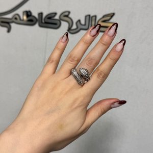 انگشتر نقره بولگاری طرح مار ۱۱.۲۴ گرم عیار ۹۲۵ - گالری کاظمی