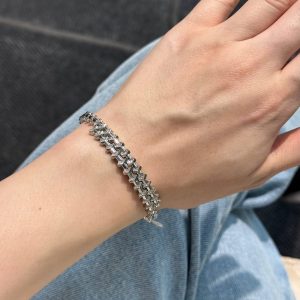 دستبند نقره ۱۴.۳ گرم - گالری کاظمی