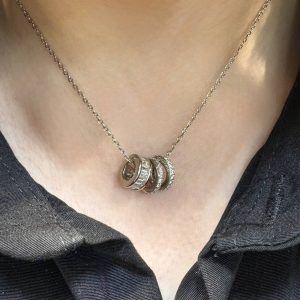 گردنبند نقره ۴.۵۵ گرم - گالری کاظمی