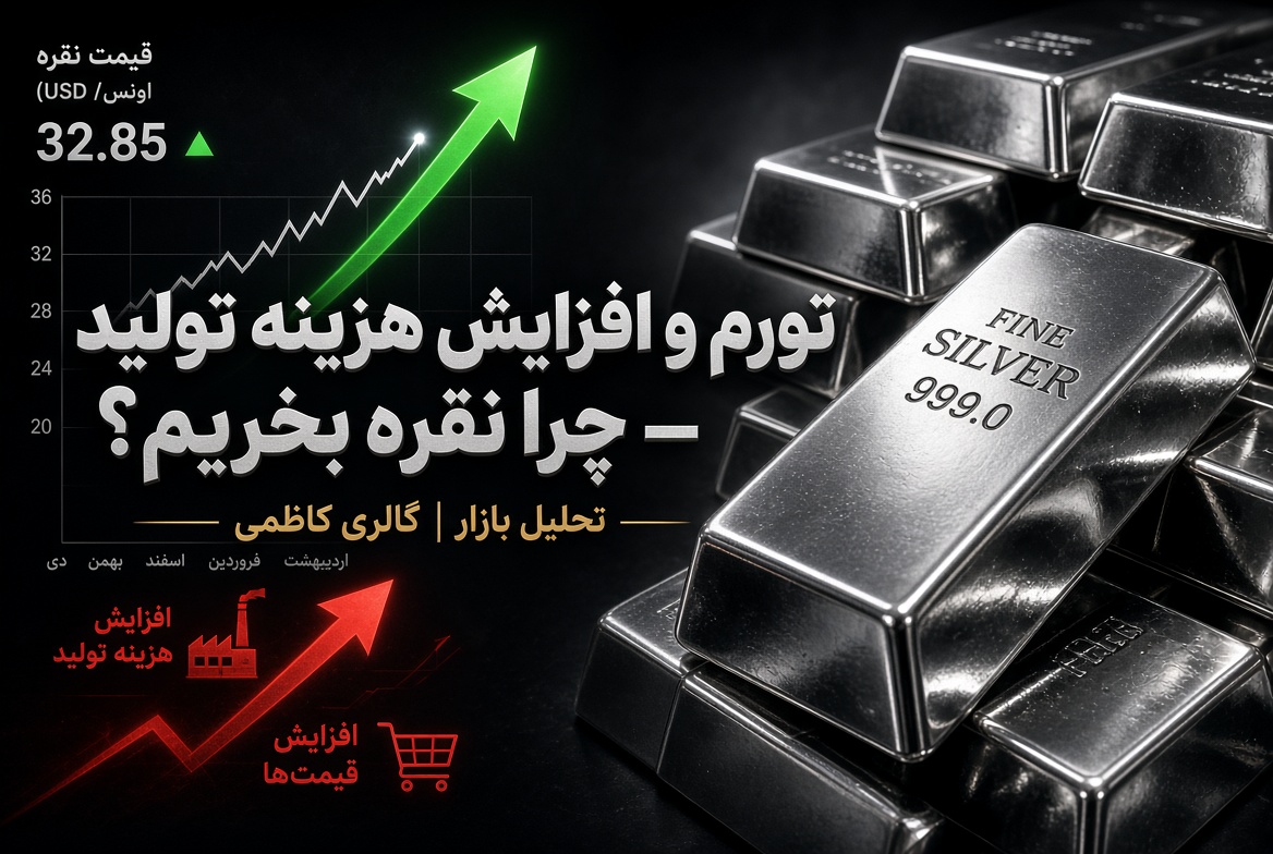 نقره در تورم | چرا نقره بخریم | گالری کاظمی